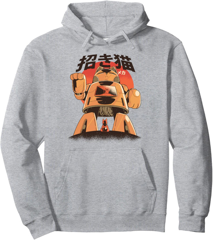 Mecha Anime Manga Katze Cat Kätzlein Kätzchen Miezekatze Pullover Hoodie