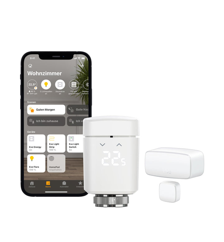 Eve Smart Heizen Set (Eve Thermo + Eve Door & Window), Eve Smart Heizen Set