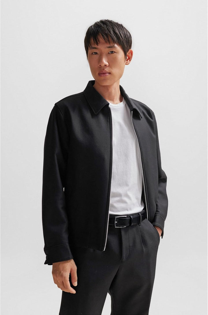 BOSS Herren Gürtel, 85 Black1