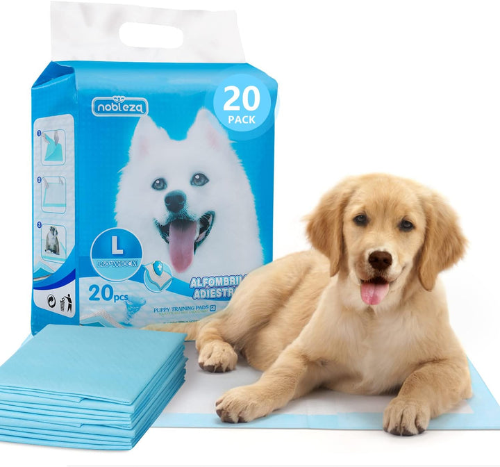 Nobleza -120 x Ultra saugfähige Hunde Trainingsunterlagen Welpenunterlage Welpen Toilettenmatte, 60