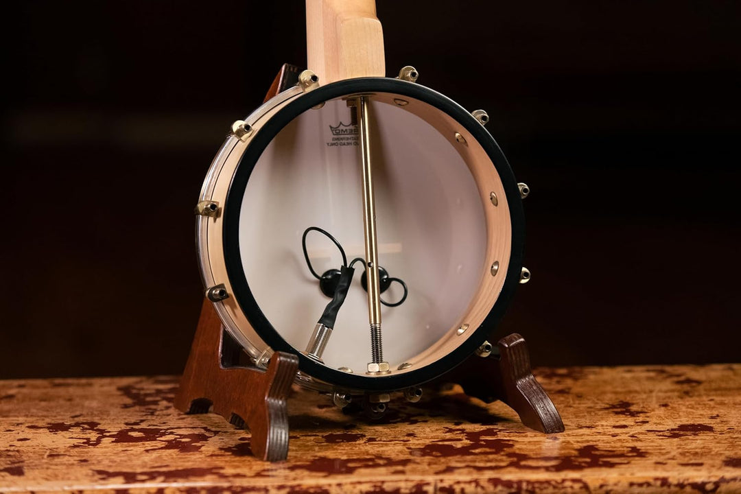 ORTEGA Banjolele Series Banjolele 4 String - + Gigbag (OUBJE90-MA) Rechtshänder, Rechtshänder