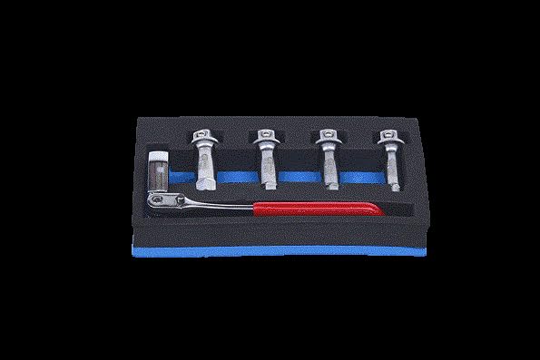 KS Tools 918.3500 1/2" Bremssattel Spezial-Steckschlüssel- Satz, 5-tlg.