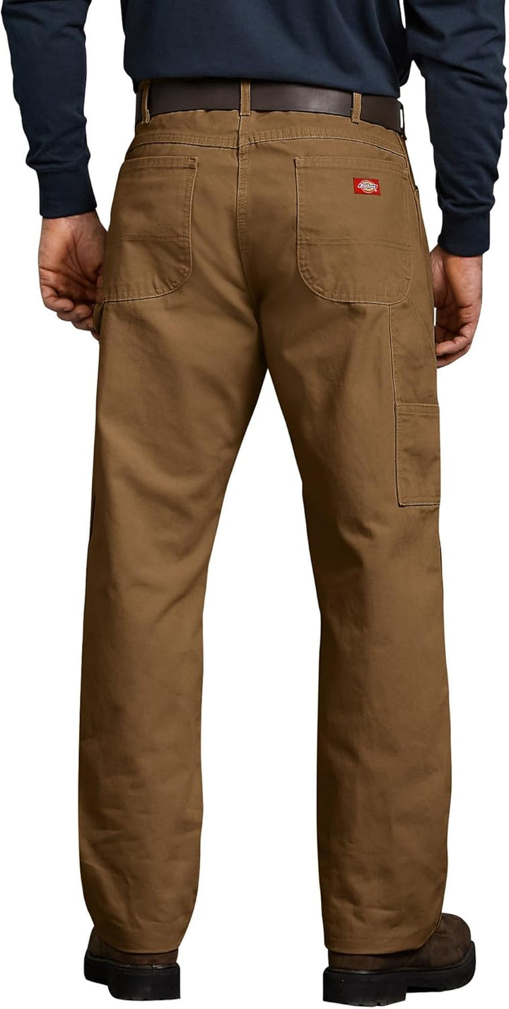 Dickies Duck Schreiner-Jeans für Herren, mit geradem Bein und lockerer Passform 30W / 30L Braun (Rin