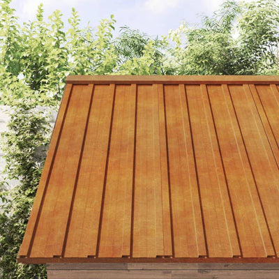 vidaXL Dachplatten 12 Stk., Trapezblech Wellblech, Dachblech Profilblech für Gerätehaus, Metallblech