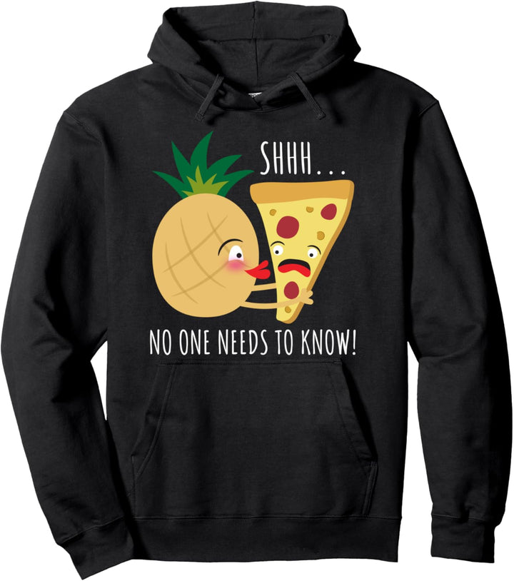 Pizza Hawaii Ananas Essen Snack Geschenk Hoodie Pullover Hoodie