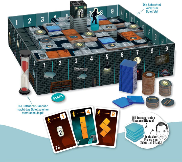 moses. Sebastian Fitzek Underground, innovatives 3D-Thriller-Spiel für Escape-Game Fans, kooperative