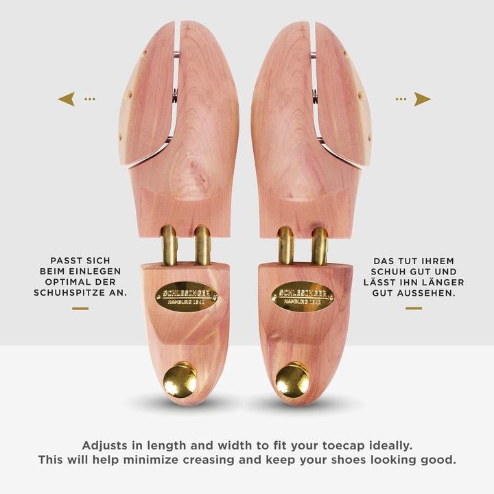 Schlesinger - TESTSIEGER - Premium Herren Schuhspanner aus edlem Zedernholz für eine optimale Schuhp