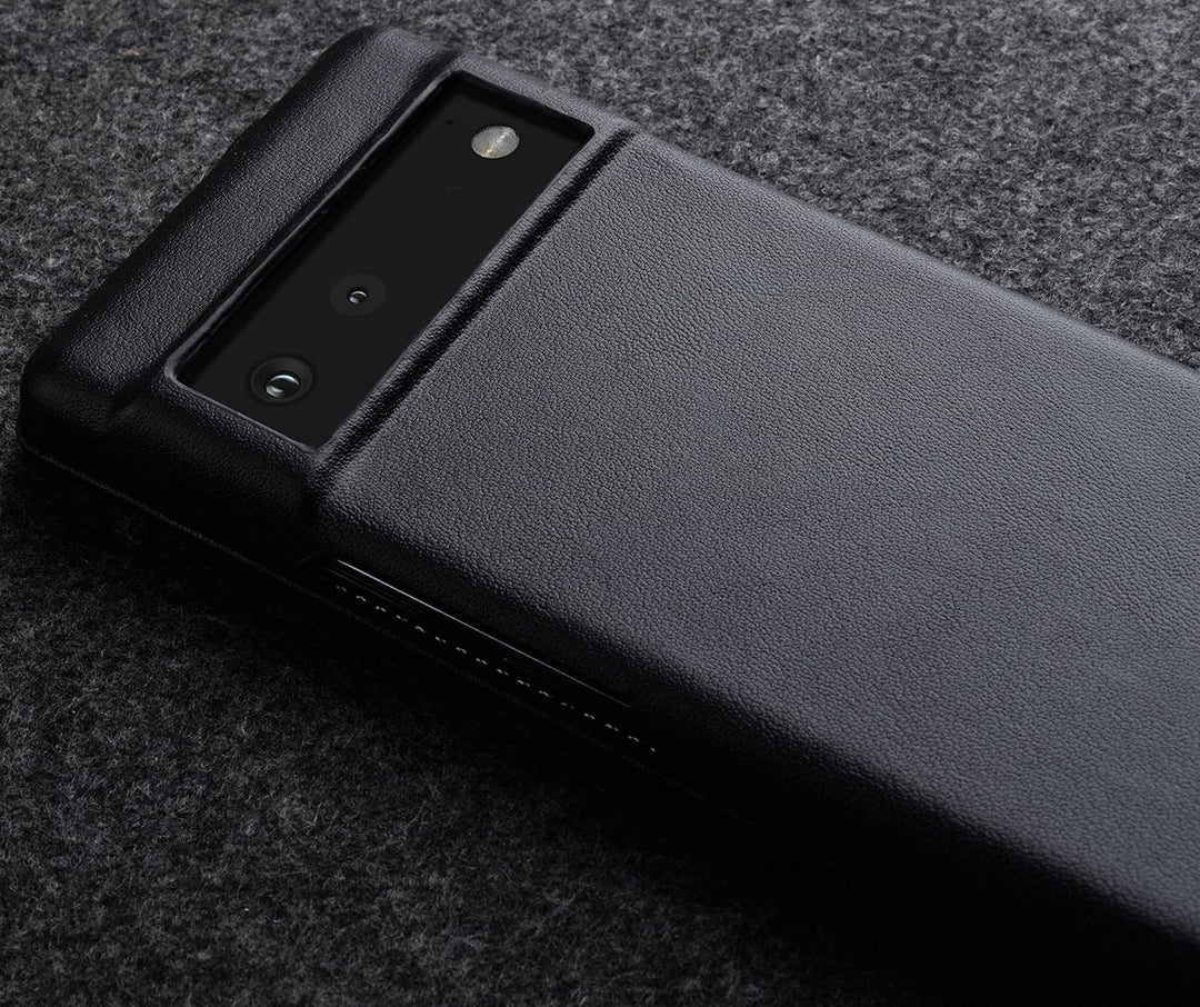 STILGUT Book Case kompatibel mit Google Pixel 6 Pro Hülle aus Leder zum Klappen, Klapphülle, Handyhü