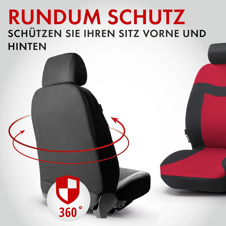 Walser Auto-Sitzbezug Rockford, Universal-Sitzbezug Komplett-Set, PKW-Sitzbezüge, 2 Vordersitzbezüge