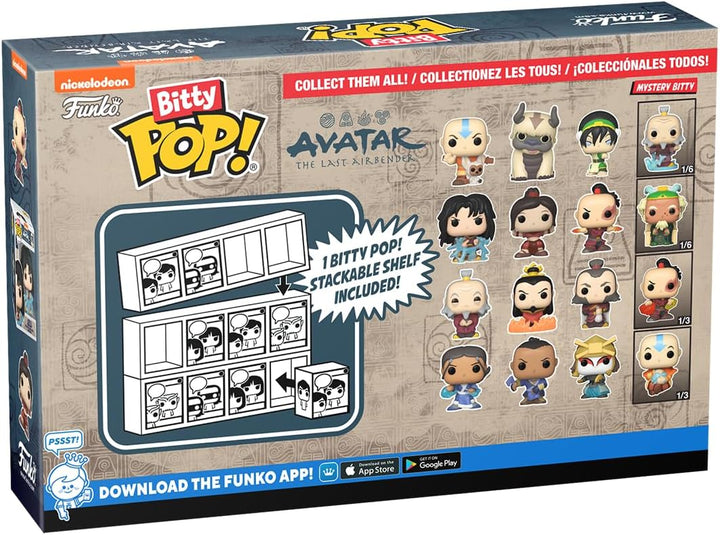 Funko Bitty Pop! Avatar: TLA - Aang 4PK - Aang with Momo, Appa, Toph und eine Überraschungs-Mini-Fig