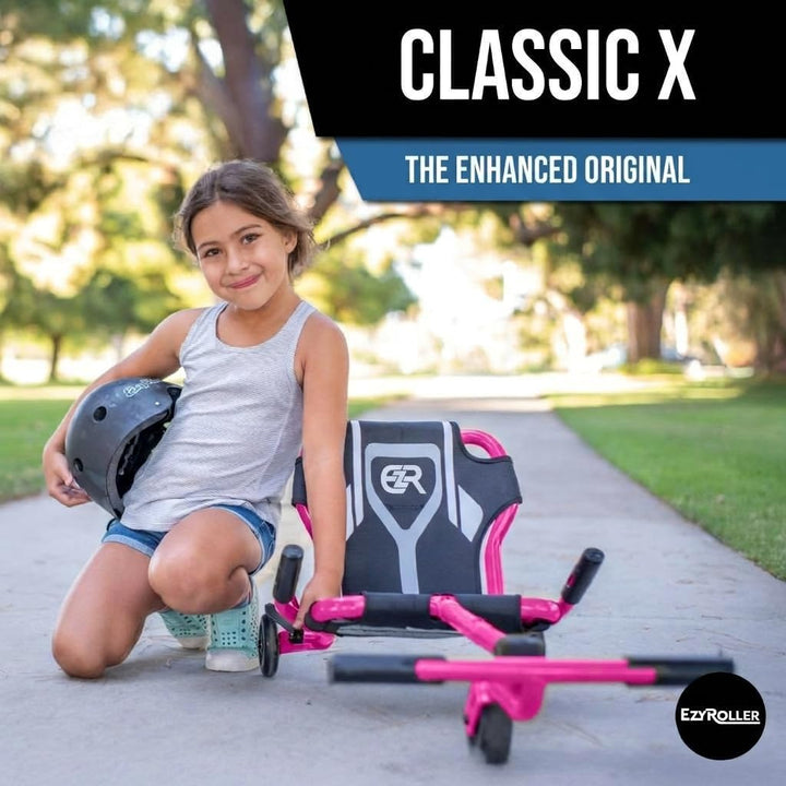 Ezyroller Kinderfahrzeug Dreirad Classic X Trike Kinder Sitz Scooter Ezy Roller Pink, Pink