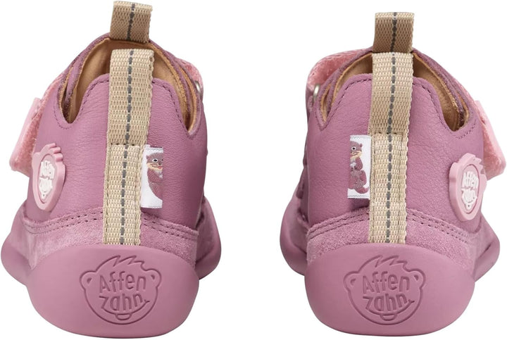 Affenzahn Barfussschuh Knit Happy mit Klettverschluss, Vegan, rutschfest, Flexibel, Reflektierend, b