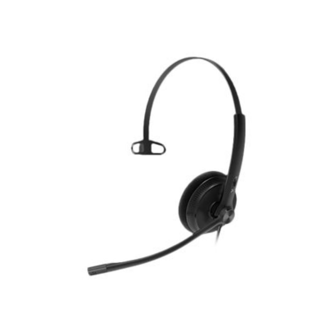 Yealink Headset YHS34 Lite Mono - Ein Ohr Kopfhörer - mit RJ Anschlusskabel, YHS34 Lite Mono