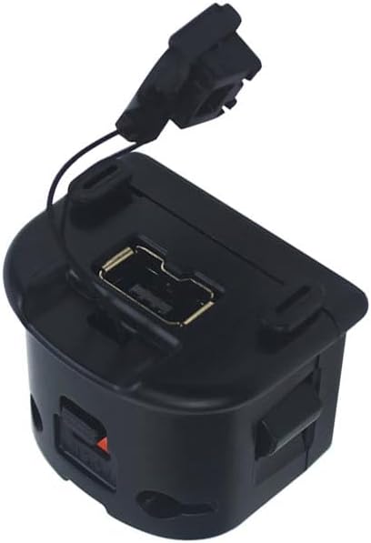 Motion Plus Adapter, Accelerator Grip, externer Sensor für Wii-Fernbedienung, Schwarz, 2 Stück