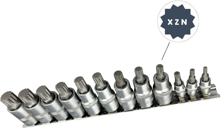 Steckschlüsselsatz Innenvielzahn Satz Nüsse XZN 1/4" M4 M5 M6 Stecknüsse 1/2" M8 M9 M10 M11 M12 M13