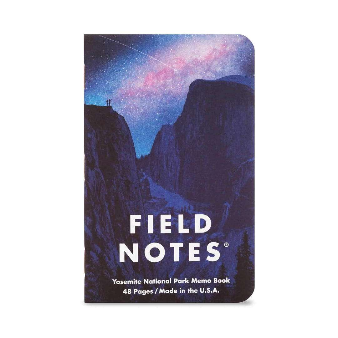 Field Notes: National Parks Serie (Serie A - Yosemite, Acadia, Zion) - Graph Paper Memo Book 3er Pac
