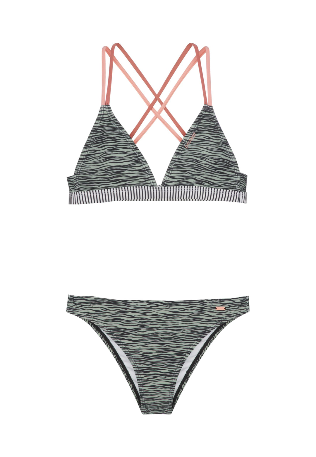 Protest Mädchen Triangel-Bikini PRTEVA JR 128 Green Baygreen, 128 Green Baygreen