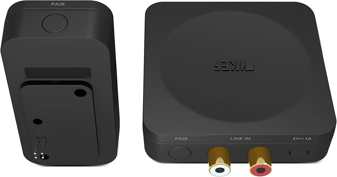KEF KW1 Kabelloses Subwoofer Adapter Kit Schwarz | Passend zu Kube8b, Kube10b, Kube12b, KF92| Funküb