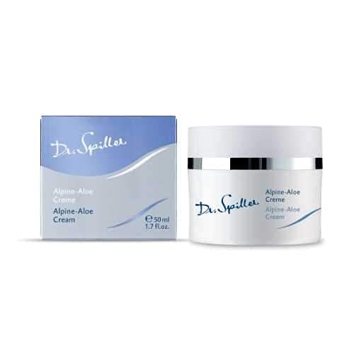 Dr. Spiller - Alpine Aloe Creme | Für sensible und trockene Haut | Wirkt antioxidativ | Beruhigend u