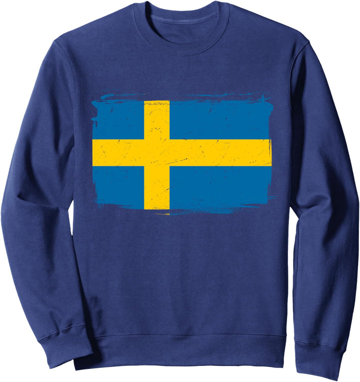 Schweden Flagge Damen Herren Kinder Sweatshirt
