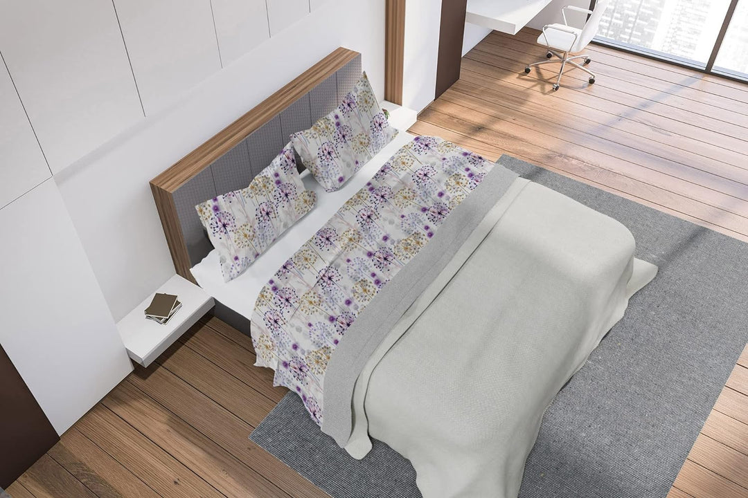 Italian Bed Linen PL-WT-10-2P Bett Parure mit digitalem Druck, Baumwolle, WT-10, DOPPELTE, Wt-10