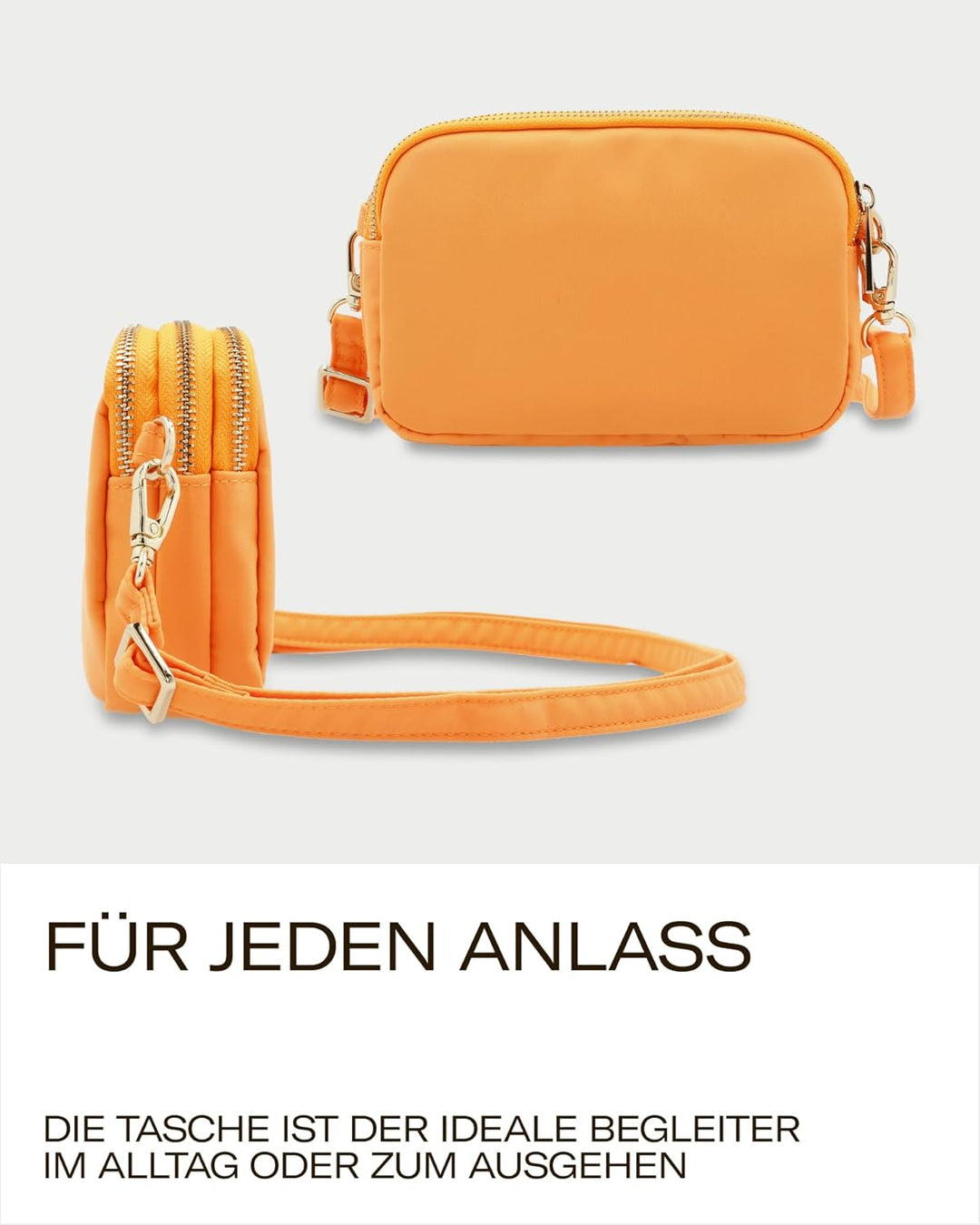 Picard Damen Schultertasche PINA aus Nylon Klein | mit Reissverschluss | Schultertasche | Alltag, Au