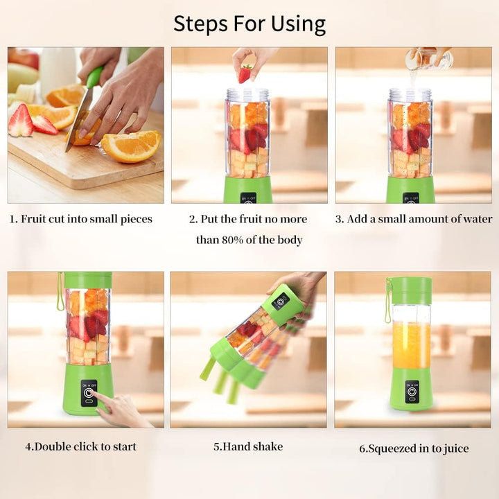 Mixer Smoothie Maker, Elektrischer USB-Entsafter Mixer, Tragbarer Mini-Mixer für Shakes und Smoothie