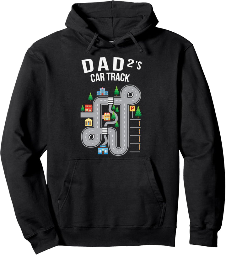 dad2 Car Track Playground Pullover Hoodie