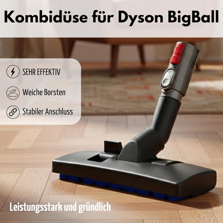 Kombidüse für Dyson Big Ball 1 2 Cinetic CY22 CY23 Bodendüse Düse kompatibel mit Ersatzteil Staubsau