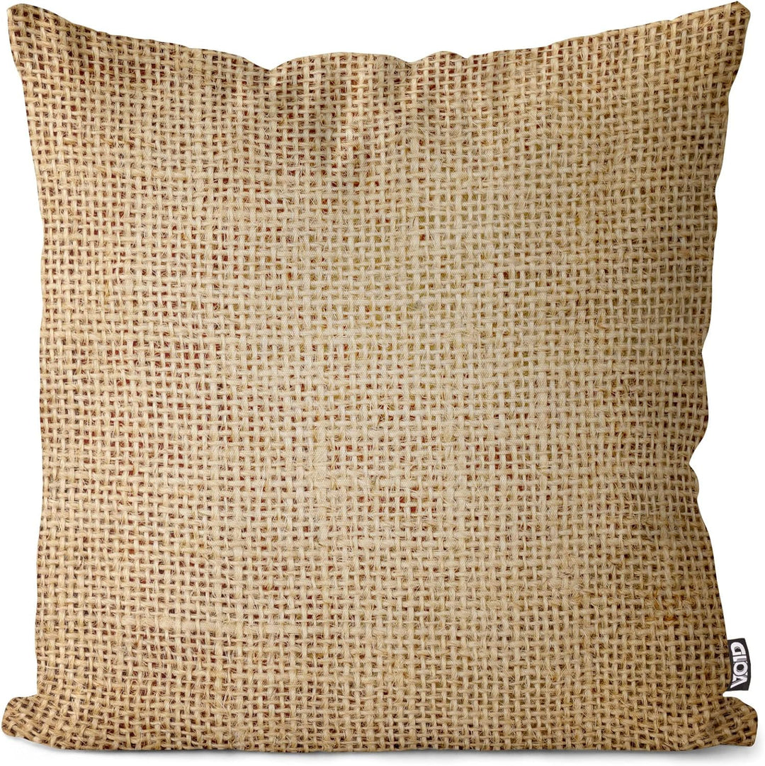 VOID Burlap Textur Kissenbezug Kissenhülle Sofakissen Kissen Deko Outdoor-Kissen Dekokissen, Kissen