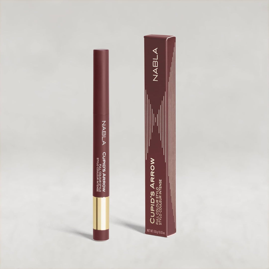 NABLA Cupid's Arrow Longwear Stylo, Maroon | Langhaftender und hochpigmentierter Stift | Eyeliner, L