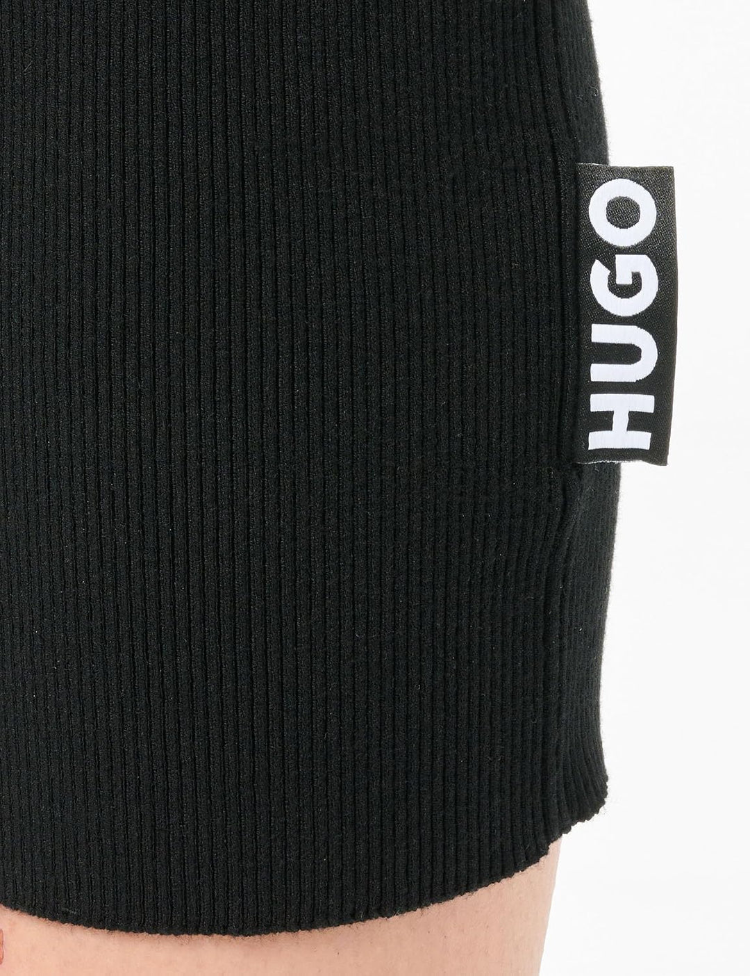 HUGO Damen Soritexa Knitted Dress S Black1, S Black1