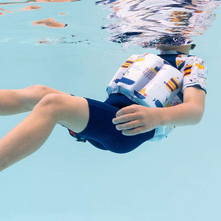 Splash About Kinder UV Float Anzug 2-4 Jahre Tug Boats, 2-4 Jahre Tug Boats
