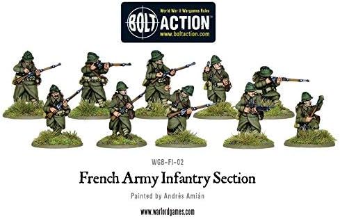 French Army: Infantry Section, 28mm Bolt Action Wargaming Miniatures