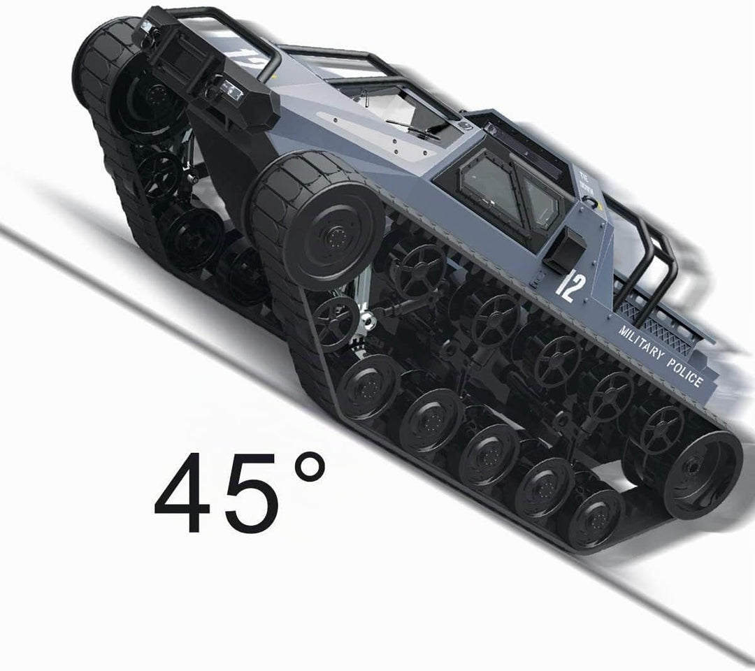 Mostop Fernbedienung Crawler High Speed Tank Offroad 4WD RC Auto 2,4 GHz Army Truck 1/12 Drift Tank