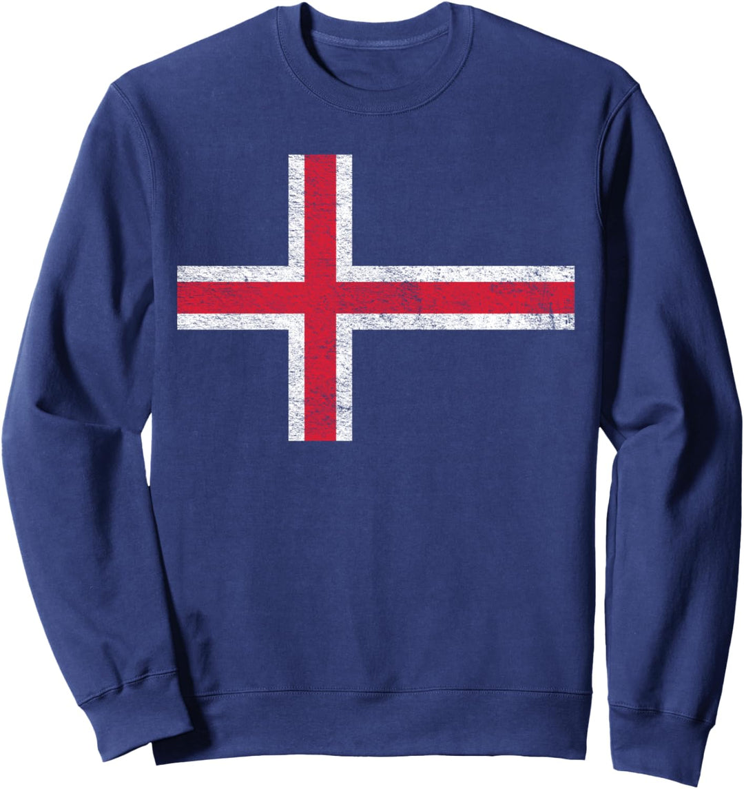 ICELAND FLAG ICELANDIC SCANDINAVIAN NORDIC CROSS REYKJAVIK Sweatshirt