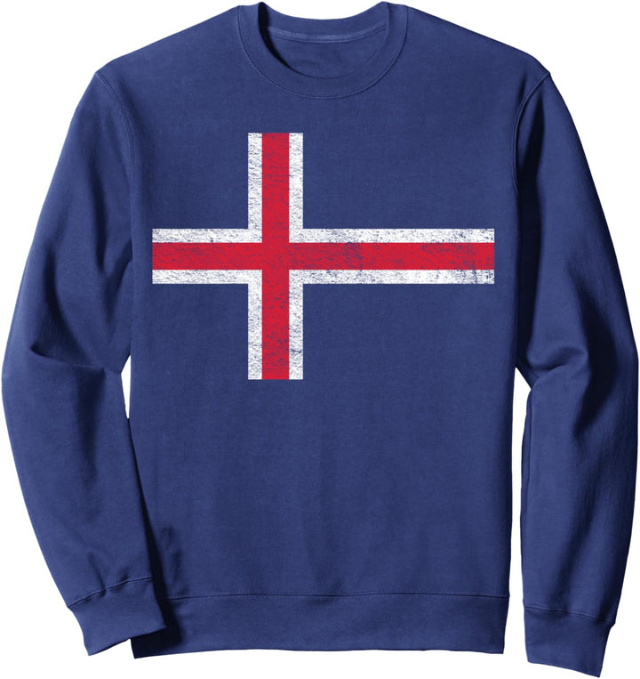 ICELAND FLAG ICELANDIC SCANDINAVIAN NORDIC CROSS REYKJAVIK Sweatshirt
