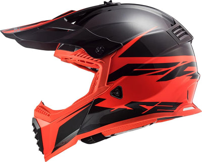 LS2 Herren Fast Evo Roar Motorradhelm, Mattschwarz rot, XL XL Mattschwarz rot, XL Mattschwarz rot