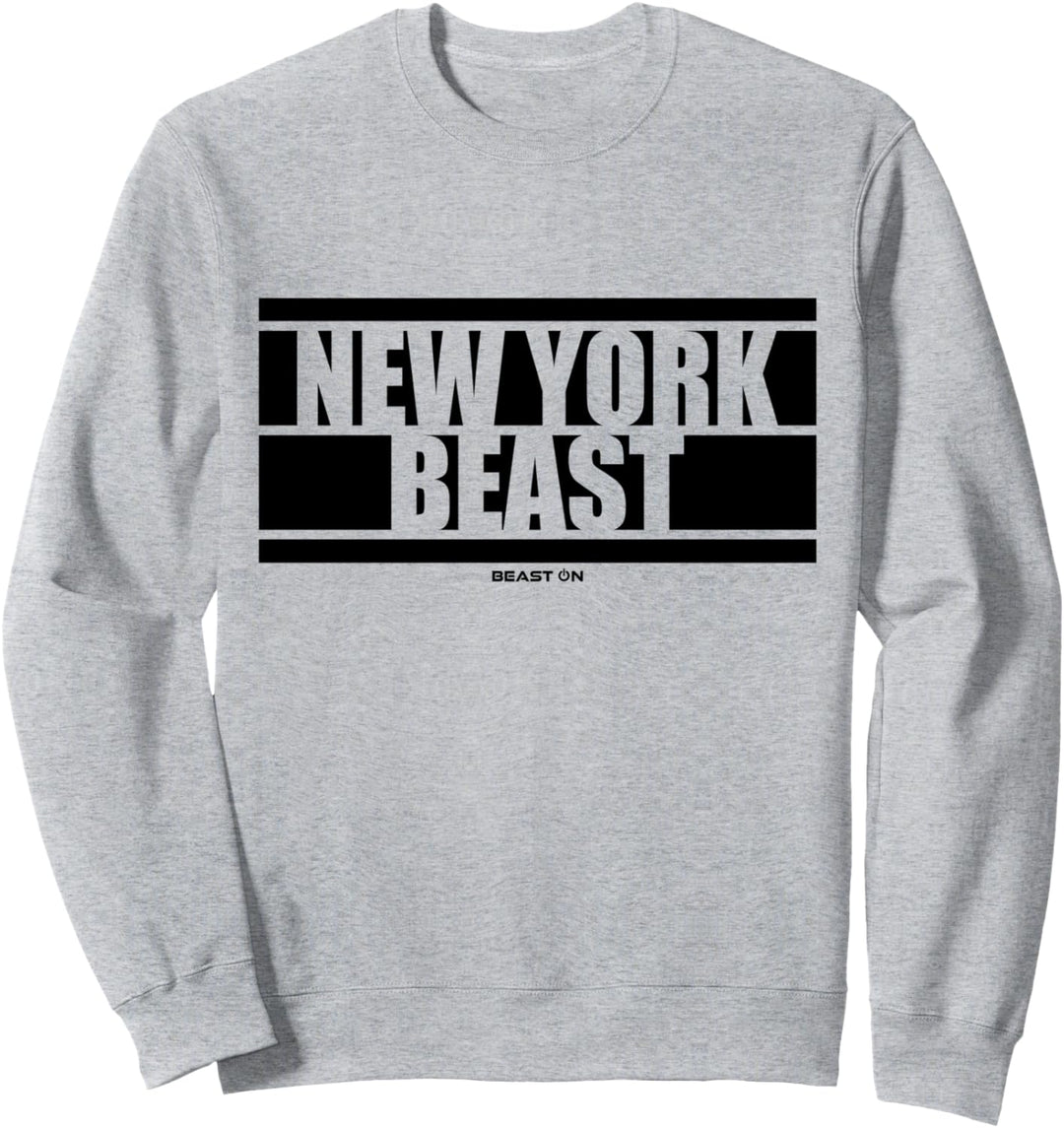 New York Beast On Fitness Gym Motivation Workout Training Sweatshirt