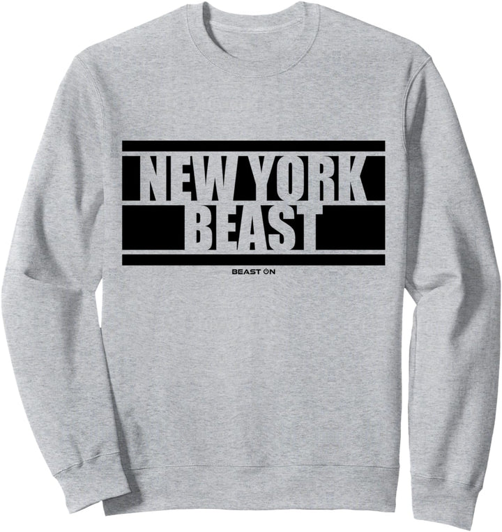 New York Beast On Fitness Gym Motivation Workout Training Sweatshirt