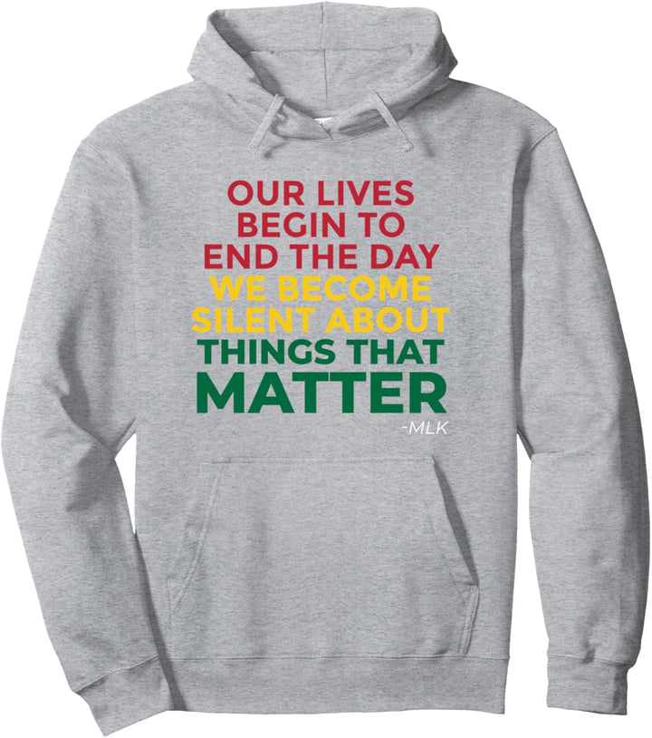 Black History Month Black Lives Matter Pullover Hoodie