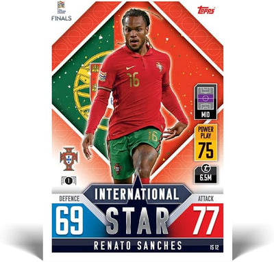 Topps Match Attax 101 Fussballkarten, Road to UEFA Nations League Finals, komplette Box