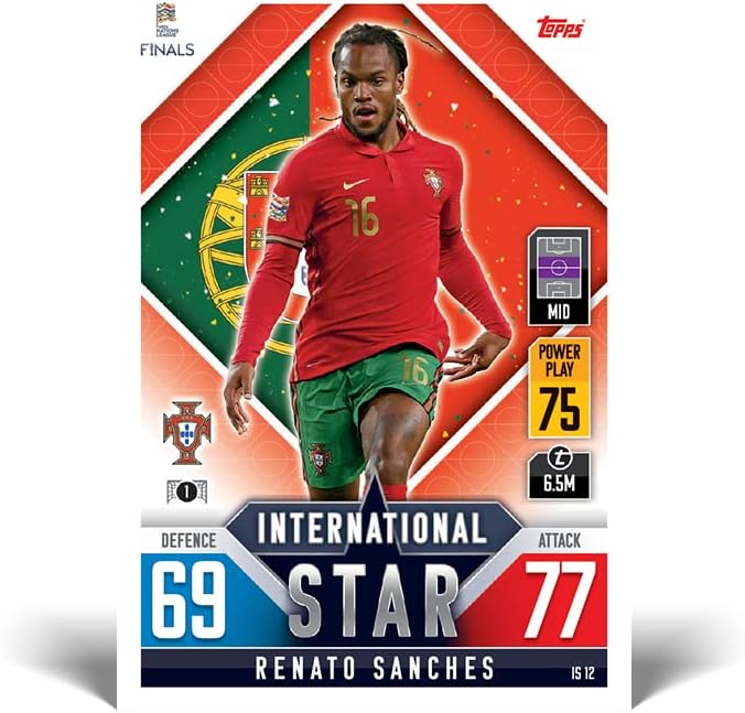 Topps Match Attax 101 Fussballkarten, Road to UEFA Nations League Finals, komplette Box