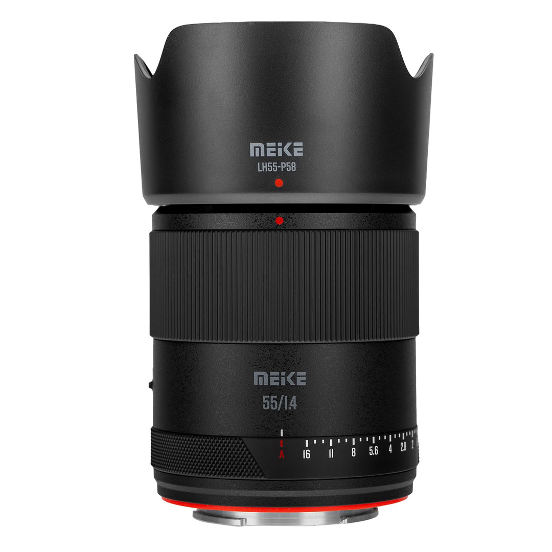 Meike 55mm F1.4 Standard Aperture APS-C Frame Auto Focus Fix Portrait Lenses for Sony E-Mount Mirror