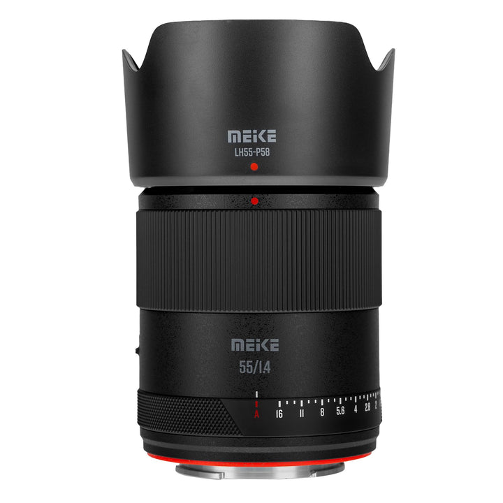 Meike 55mm F1.4 Standard Aperture APS-C Frame Auto Focus Fix Portrait Lenses for Sony E-Mount Mirror