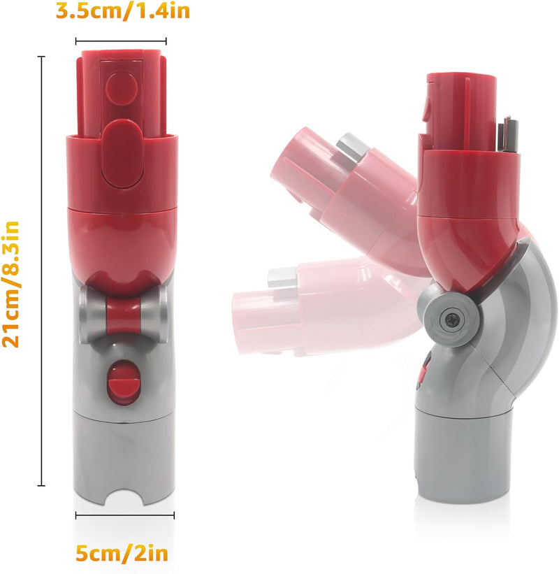 Schnellauslöse Adapter für Dyson Staubsauger V7, V8, V10, V11, V15, Unterer Adapter Schnellverschlus