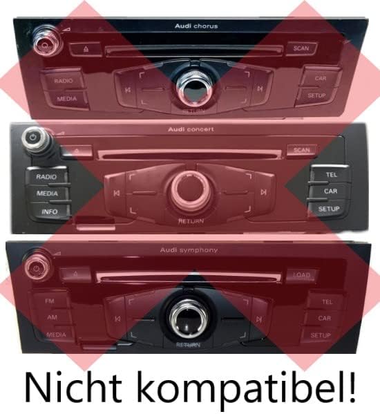 BlueMusic Bluetooth Audio Interface kompatibel mit VW: RCD RNS - Skoda: Swing Dance - Audi: Concert