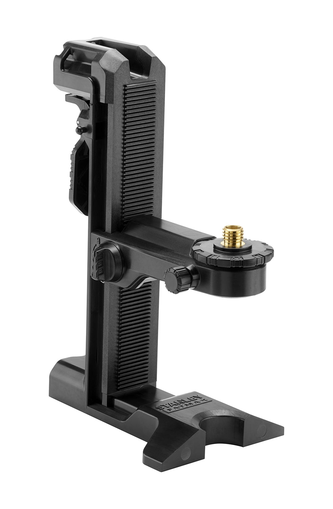 Stanley FMHT1-77435 FatMax Universal-Wandhalterung - 5/8 Zoll Gewinde, 20 cm höhenverstellbar, Schwa