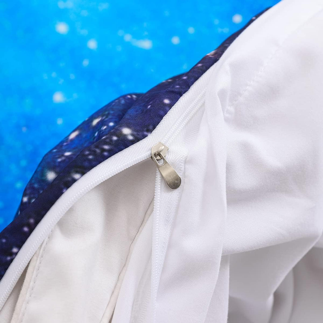 Homemissing Bettwäsche Galaxy Sternenhimmel Bettwäsche für Kinder, Jungen, Mädchen, weich, atmungsak