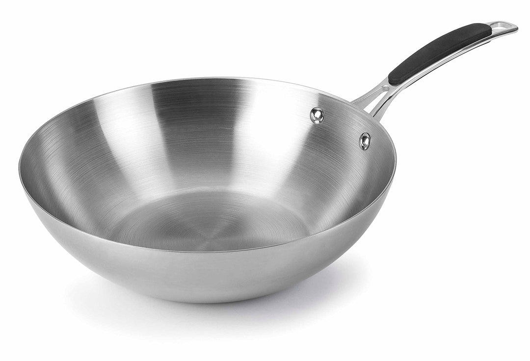 Lacor Wok, TRI-Metal, 28 cm, Trimetal, Grey, 47 x 28 x 15 cm